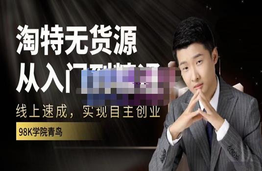 98k学院的淘特无货源线上速成课，从入门到精通，让你最小投入，最高回报-展望网