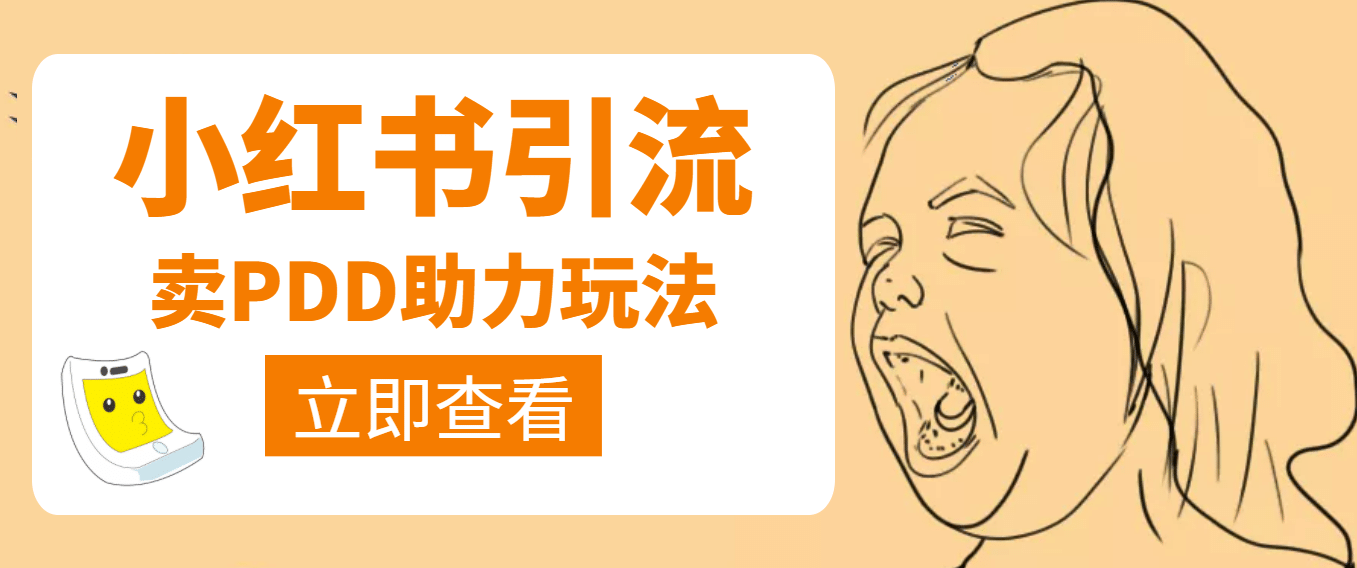 利用小红书卖拼多多助力-展望网