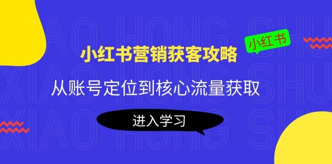 小红书营销获客攻略:从账号定位到核心流量获取,爆款笔记打造-展望网