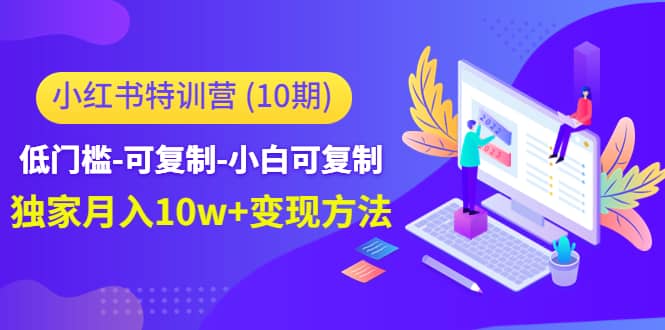 小红书特训营（第10期）低门槛-可复制-小白可复制-展望网
