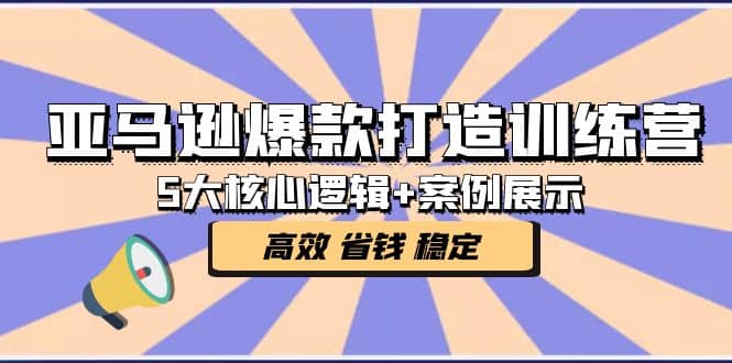 亚马逊爆款打造训练营:5大核心逻辑 案例展示 打造爆款链接 高效 省钱 稳定-展望网