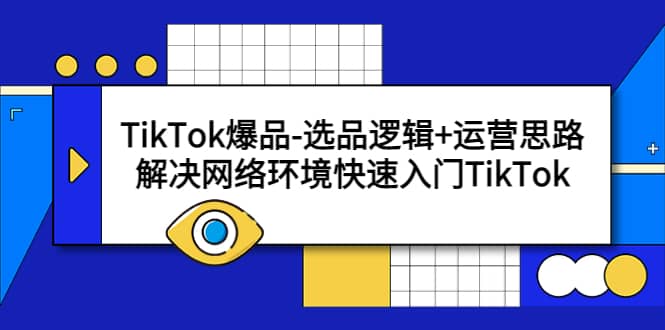 TikTok爆品-选品逻辑 运营思路:解决网络环境快速入门TikTok-展望网