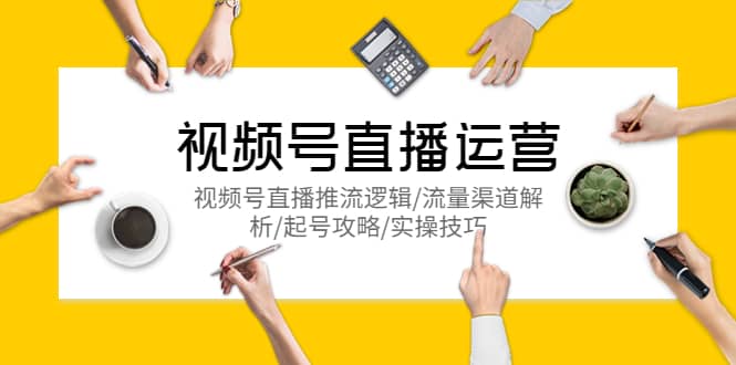 视频号直播运营，视频号直播推流逻辑/流量渠道解析/起号攻略/实操技巧-展望网