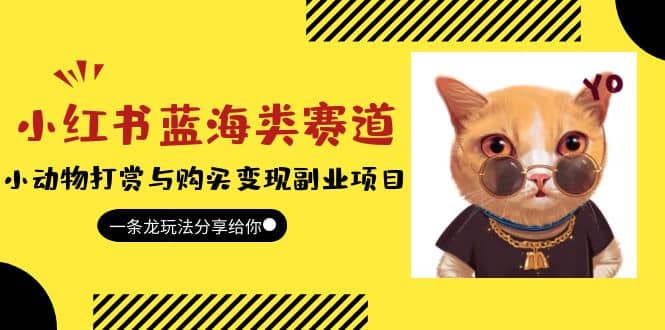 小红书蓝海类赛道：小动物打赏与购买变现副业项目，一条龙玩法分享给你-展望网