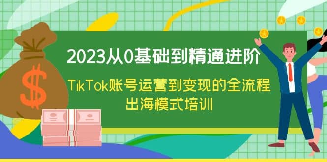 2023从0基础到精通进阶，TikTok账号运营到变现的全流程出海模式培训-展望网
