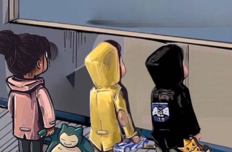 橱窗看车男孩汽车头像制作项目-展望网