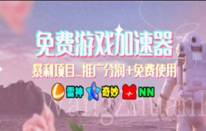 游戏加速器推广，一个月几百到几千的小项目，你看的上么？-展望网