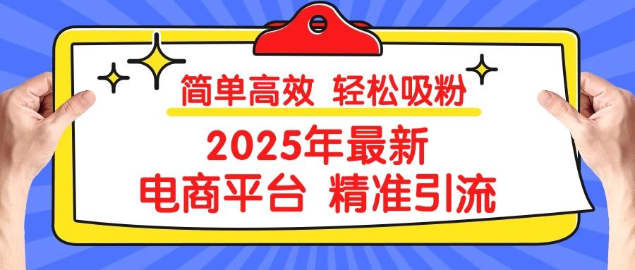 2025年最新电商平台精准引流 简单高效 轻松吸粉-展望网