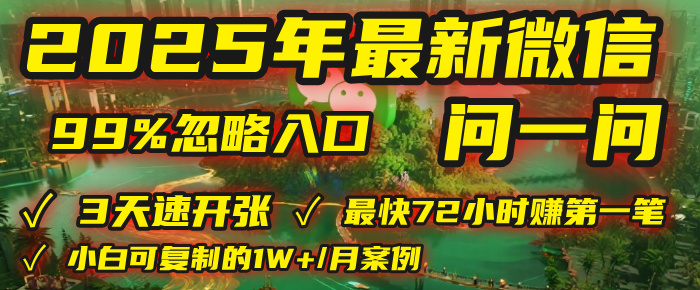 2025年,被99%的人忽视的微信问一问:每天写300字,最快3天就能“开张”赚到第一笔钱,有人已稳定月入1W+!-展望网