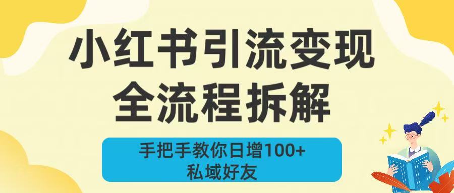 新手必看!小红书引流变现全流程拆解,手把手教你日增100+私域好友-展望网