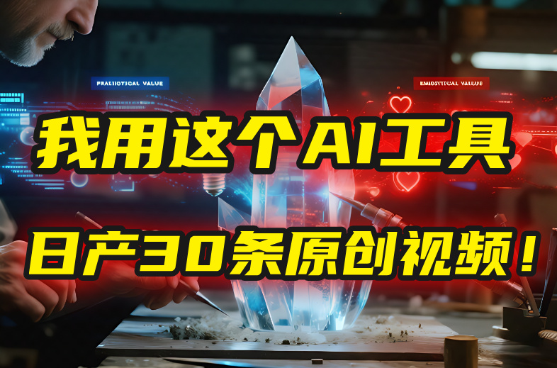 别再真人出镜了!我用这个AI工具,1张照片就能日产30条原创视频!-展望网