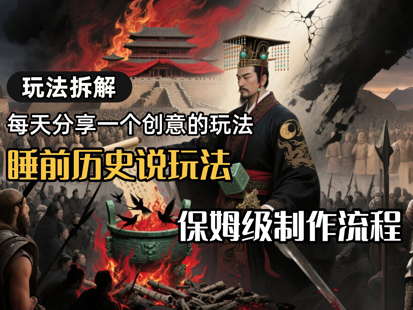 13条作品涨粉24.5万，全流程拆解睡前历史说，保姆级教程-展望网