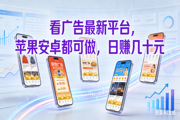 看广告最新平台，苹果安卓都可做，日赚几十元-展望网