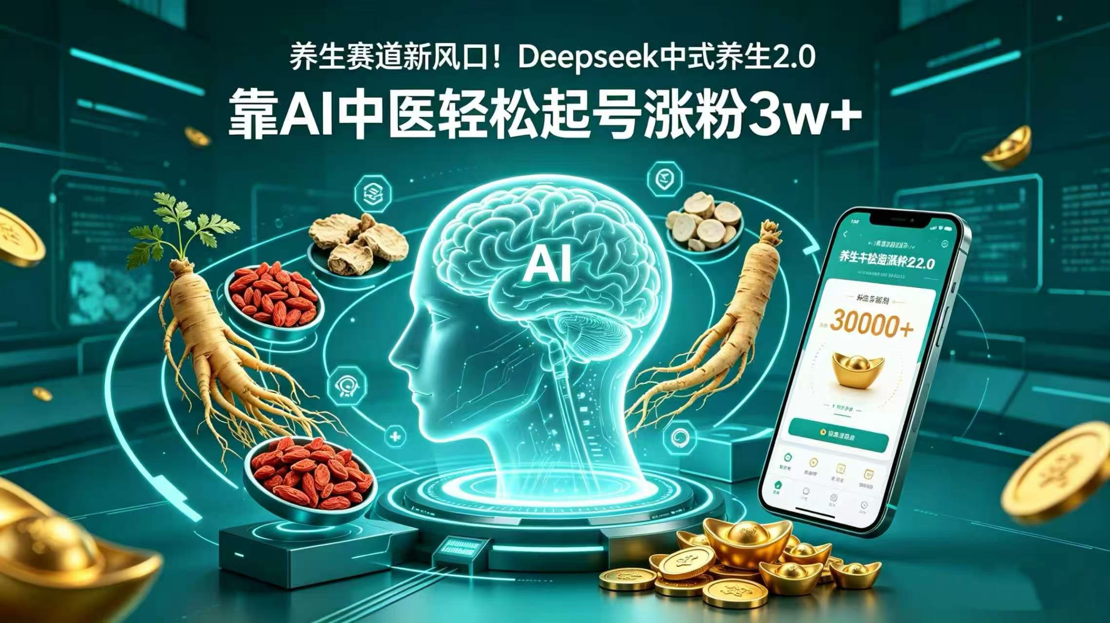 养生赛道新风口！Deepseek 中式养生 2.0，靠 AI 中医轻松起号涨粉 3w+-展望网