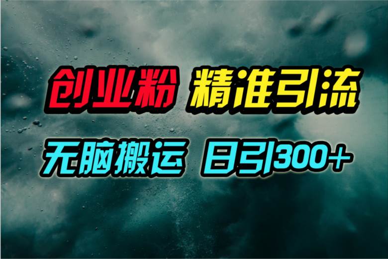 视频号纯搬运日引300+创业粉教程!-展望网