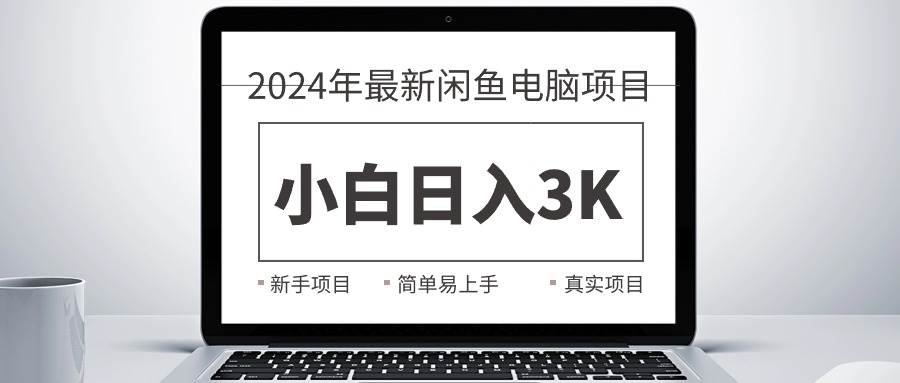 2024最新闲鱼卖电脑项目，新手小白日入3K+，最真实的项目教学-展望网