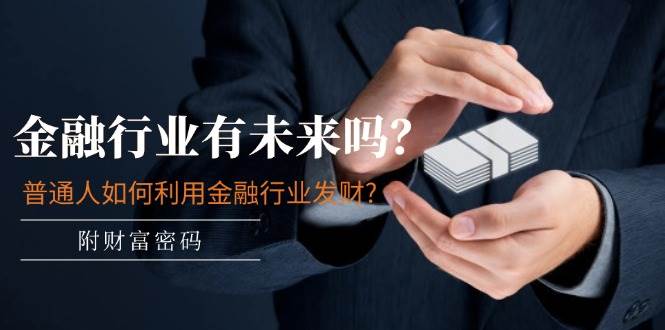 某付费文章：金融行业有未来吗？普通人如何利用金融行业发财?(附财富密码)-展望网